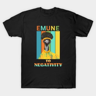 Punny Emu - Emune To Negativity T-Shirt